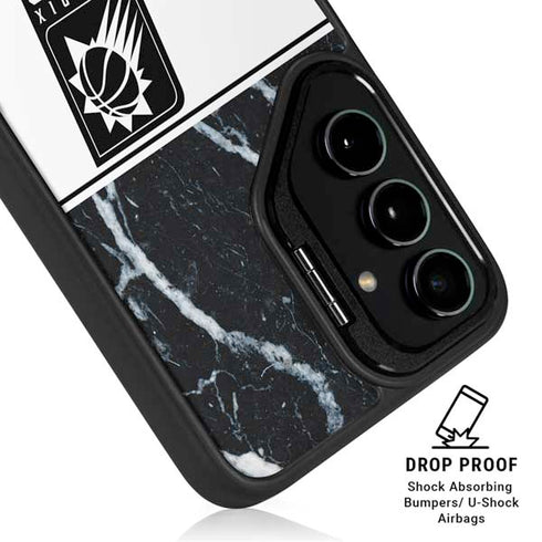 NBA Phoenix Suns Marble Galaxy S24 FE Kickstand Case